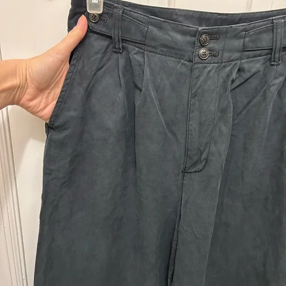 MADEWELL THE HARLOW WIDE LEG PANT BLACK SIZE 6 - Picture 5 of 12